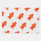 Feuerwehr-Hydrant-Party-Geschenkverpackung Geschenkpapier Set (Vorderseite 2)