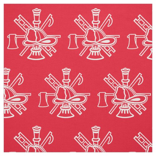 Feuerwehr-Ikonen-Gewebe Stoff (Muster)