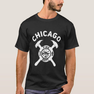 Feuerwehr Illinois Chicago Feuerwehrmann T-Shirt