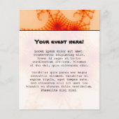 Feuerwehr im Fraktal Kunst Flyer (Vorne)