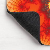 Feuerwehr im Fraktal Kunst Mousepad (Ecke)