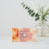 Feuerwehr im Fraktal Kunst Visitenkarte (Stehend Vorderseite)