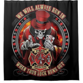 Feuerwehr, in der wir immer herumlaufen duschvorhang