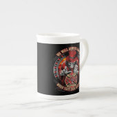 Feuerwehr, in der wir immer herumlaufen porzellantasse (Vorderseite Rechts)