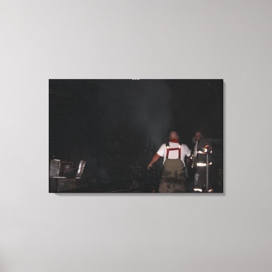 Feuerwehr in Newkirk Leinwanddruck (Vorderseite)