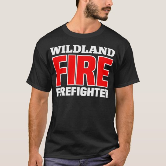 Feuerwehr in Wildland T-Shirt (Vorderseite)
