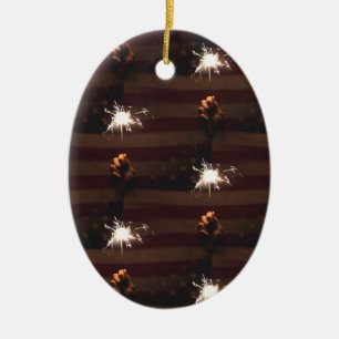Feuerwehr Keramikornament