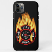 Feuerwehr-loderndes Abzeichen Case-Mate iPhone Hülle (Rückseite)