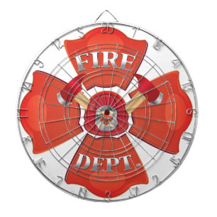 Feuerwehr-Logo Dartscheibe