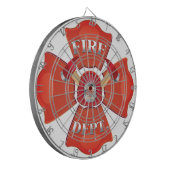 Feuerwehr-Logo Dartscheibe (Vorderseite Links)