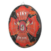 Feuerwehr Logo Dartscheibe (Vorderseite rechts)