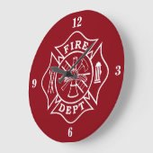Feuerwehr Malteser Großmauer-Uhr Große Wanduhr (Winkel)