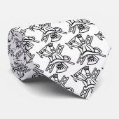 Feuerwehr-Malteserkreuz-Krawatte Krawatte (Gerollt)