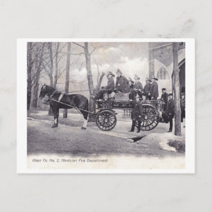 Feuerwehr, Montclair, New Jersey Vintag Postkarte