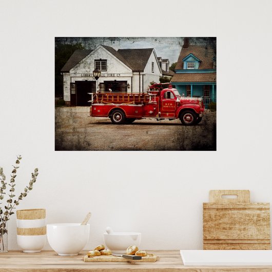 Feuerwehr - Newark Poster (Küche)