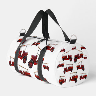 Feuerwehr-Oldtimer-Muster, Duffle Bag