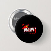 Feuerwehr-Oma-Shirt Feuerwehr Hydrant Button (Vorne & Hinten)