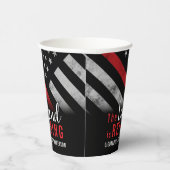 Feuerwehr Pappbecher (Rechts)