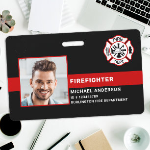 Feuerwehr Personalisiere Foto Feuerwehr ID Ausweis