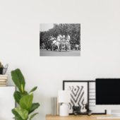 Feuerwehr Pferde, 1925. Vintages Foto Poster (Heimbüro)