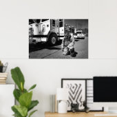 Feuerwehr Poster (Heimbüro)