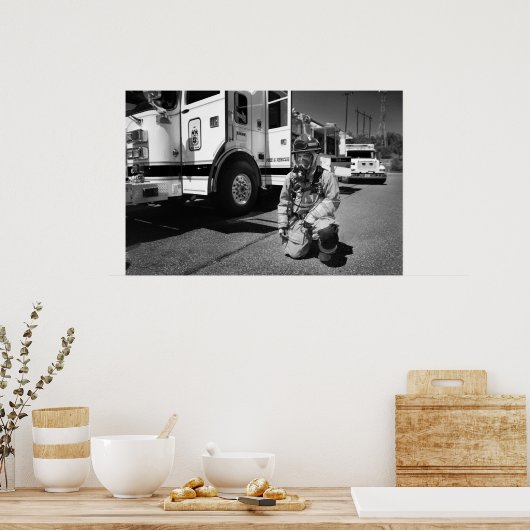 Feuerwehr Poster (Küche)