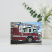 Feuerwehr Postkarte (Stehend Vorderseite)