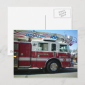 Feuerwehr Postkarte (Vorne/Hinten)