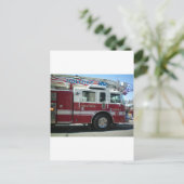 Feuerwehr Postkarte (Stehend Vorderseite)