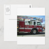Feuerwehr Postkarte (Vorne/Hinten)