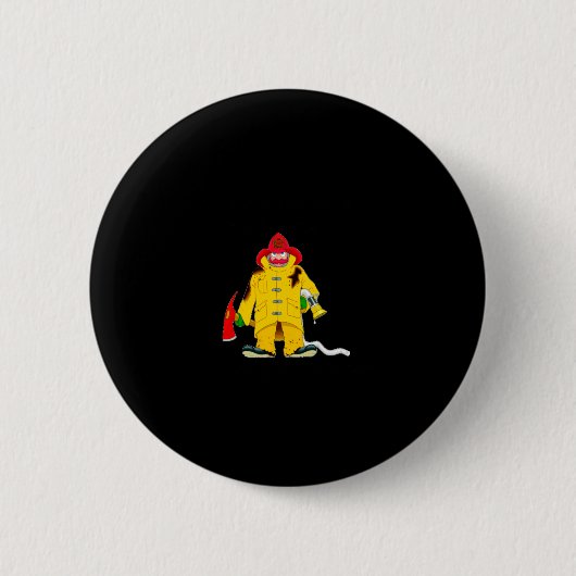 Feuerwehr Rauchmelder retten keine Leben Button (Vorderseite)