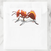 Feuerwehr Rechteckiger Aufkleber (Tasche)