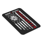 Feuerwehr Red Line US-Flagge Magnet (Rechte Seite)