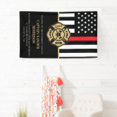 Feuerwehr-Ruhestandsfeier Banner (Insitu)