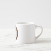 Feuerwehr-rundes Abzeichen Espressotasse (Rechts)