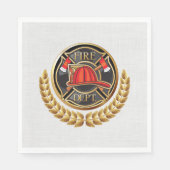 Feuerwehr Serviette (Vorderseite)