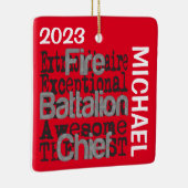 Feuerwehr-Sonderbeauftragter CUSTOM Keramikornament (Rechts)