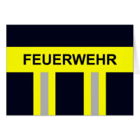 Feuerwehr Symbol Uniform Blau