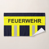 Feuerwehr Symbol Uniform Blau Handtuch (Handtuch)