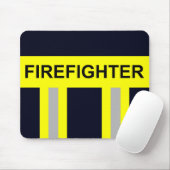 Feuerwehr Symbol Uniform Blau Mousepad (Mit Mouse)
