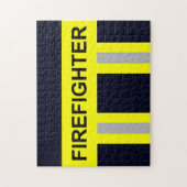 Feuerwehr Symbol Uniform Blau Puzzle (Vertikal)