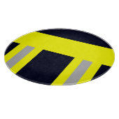 Feuerwehr Symbol Uniform Blau Schneidebrett (Ecke)