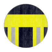 Feuerwehr Symbol Uniform Blau Schneidebrett (Vorderseite)