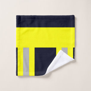 Feuerwehr Symbol Uniform Blau Waschlappen