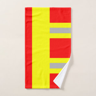 Feuerwehr Symbol Uniform Rot Handtuch