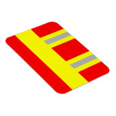 Feuerwehr Symbol Uniform Rot Magnet (Rechte Seite)