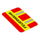 Feuerwehr Symbol Uniform Rot Magnet (Rechte Seite)