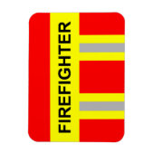 Feuerwehr Symbol Uniform Rot Magnet (Vertikal)