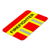 Feuerwehr Symbol Uniform Rot Magnet (Linke Seite)