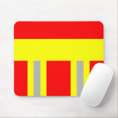 Feuerwehr Symbol Uniform Rot Mousepad (Mit Mouse)